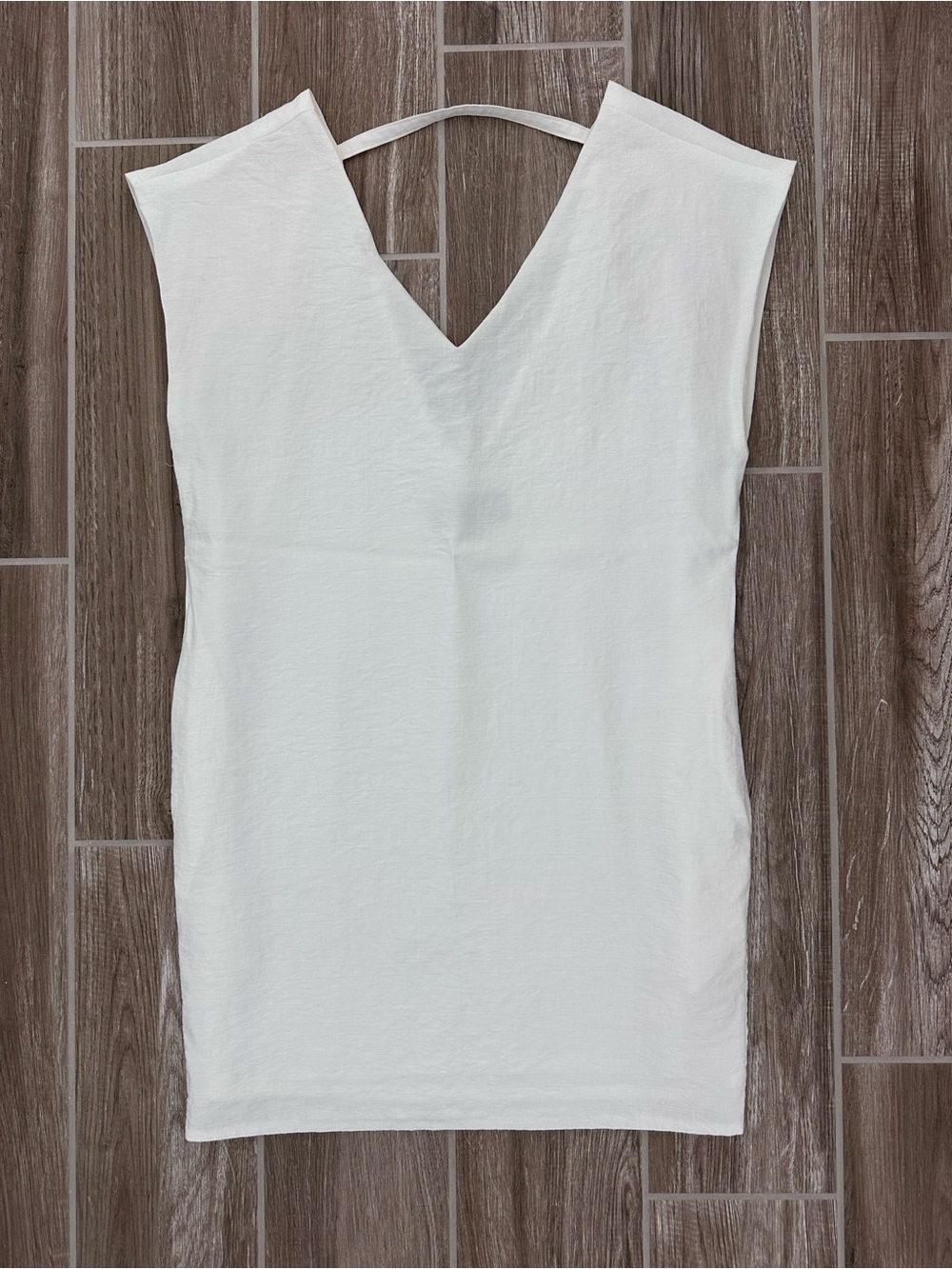 Blaque Label White Dress with Black Brand Tag
